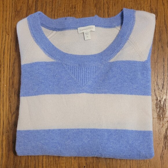 Garnet Hill 100% cashmere sweater women's XL - Picture 2 of 8
